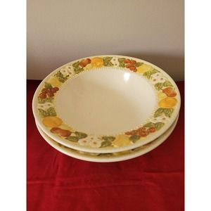 Vintage Metlox Poppytrail Serving Bowls Vernon Ware Della Robbia MCM